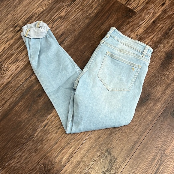 Southern Tide Light Blue Skinny Cuffed Jeans - Picture 1 of 6
